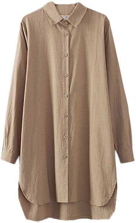 Long Shirts For Girls, Long Shirts For Women, Long Shirt Outfits, Burkha Designs, Top Designs For Women, Women Shirt Designs, Long Shirt Tops, Linen Blouses, Simple Dress Casual