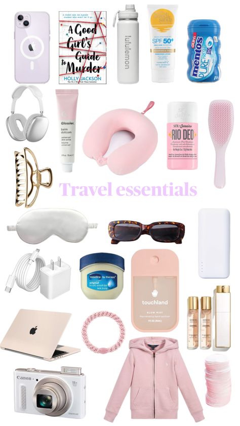 #essentails#travel#travelessentials#fyp #viral#foruiupage#vacation#inspo#airport Airport Essentials, Trip Essentials Packing Lists, Road Trip Kit, Airplane Travel Essentials, Travel Packing Checklist, Travel Prep, Beautiful Butterfly Photography, School Bag Essentials, Travel Bag Essentials