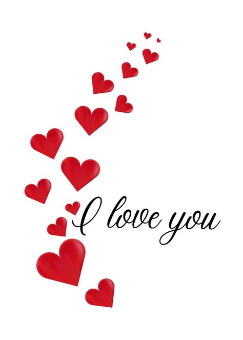 Luv You, Good Night For Him, Love Rose Flower, Art Valentines, Sweet Romantic Quotes, Love You Too, Valentines Decor, Love You Images, Junk Mail