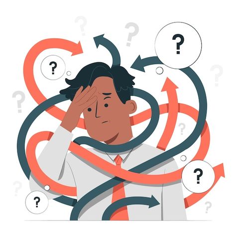 Seo Analytics, Vector Illustration Character, Decision Fatigue, Mental Clutter, Powerpoint Background Design, Marketing Concept, Powerpoint Background, Lack Of Motivation, Illustration Character