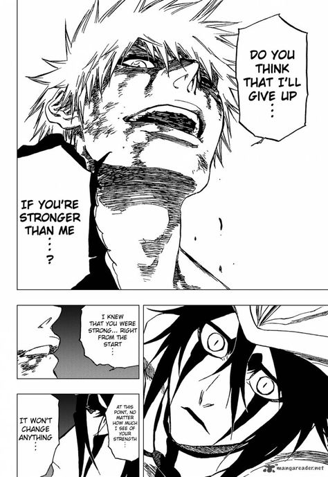 Ichigo will struggle!What about you? #Bleach Aizen Manga Panel, Ichigo Manga, Kubo Tite, Bleach Drawing, Aizen Sosuke, Ulquiorra Cifer, Comic Ideas, Bleach Anime Ichigo, Bleach Anime Art