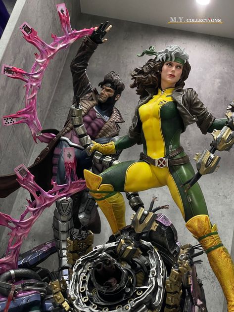 ArtStation - XM Studios 1/4 X Men Rogue, Marthin Agusta X Men Rogue, Riccardo Federici, Xm Studios, Rogue Gambit, Crazy Toys, Xmen Comics, Art Statue, Cosplay Tutorial, Disney Princess Art