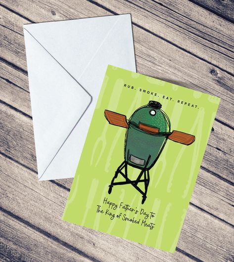 Meat Fathers Day Card, Fathers Day Grill Card, Happy Father’s Day Grill Card, Father’s Day Watercolor Card Golf, Father’s Day Superhero Card, Smoked Meats, Happy Father, Happy Fathers Day, Fathers Day