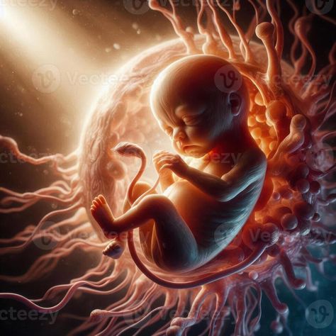 Detailed Human Fetus Illustration Showing a Baby's Growth Journey in the Womb Womb Art, Baby In The Womb, Baby In Womb, Twin Flame Art, Flame Tattoos, Love Birthday Quotes, Flame Art, Baby Growth, Tree Saw