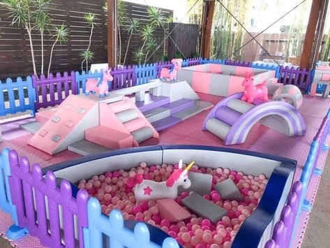 Baby Play Areas, Soft Play Area, Backyard Kids Play Area, Baby Playpen, Birthday Party Theme Decorations, Soft Play, Backyard For Kids, Kids Play Area, Backyard Fun