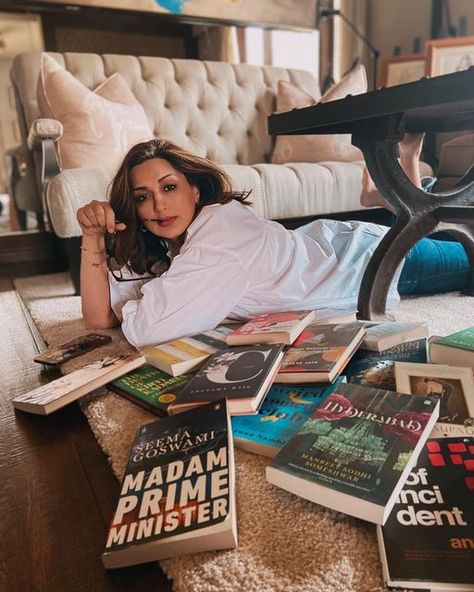 Poses With Books, Books At Home, Sonali Bendre, Must Reads, Keep Writing, Twinkle Khanna, Best Of Luck, May 1st, Sports Romance