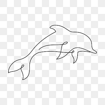 Dolphin Simple Tattoo, Dolphin Line Art Tattoo, Dolphin Simple Drawing, Dolphin Line Drawing, Small Dolphin Tattoo Simple, Dolphin Line Tattoo, Dolfin Tattoo Ideas, Line Dolphin Tattoo, Dolphin Tattoo Simple