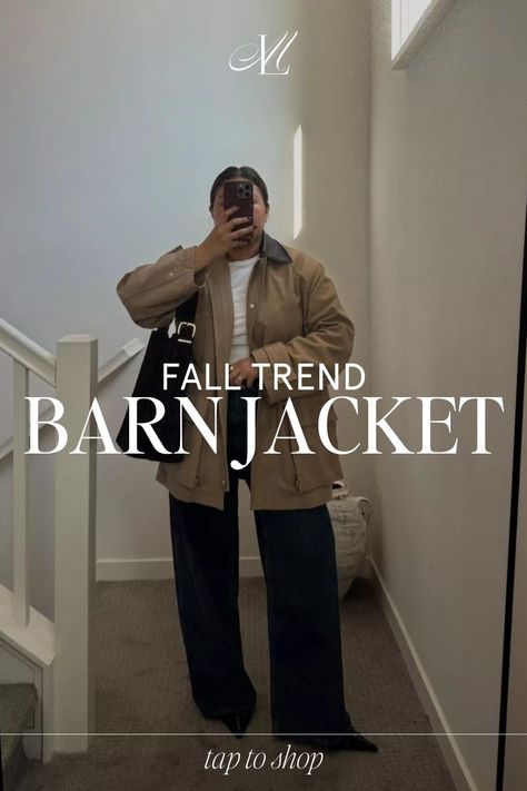 Loving the barn jacket trend for fall outfits. I love an oversized jacket for a colder weather outfit! I'm linking my outfit and favorite barn jackets on my LTK. Tap to shop and bring this fashion inspo to life! Field Jacket Outfit, Barn Jacket Outfits, Utility Jacket Outfit, Jacket Trend, Barn Jacket, Cold Weather Outfit, December 2024, My Outfit, Oversized Jacket