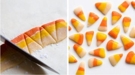 Most brands of candy corn contain some grisly animal-derived ingredients. If you’re searching for vegan candy corn, look no further! Vegan Candy Corn, Diy Candy Corn, Candy Corn Recipe, Halloween Party Recipes, Bypass Recipes, Vegan Candy, Rice Syrup, Vegan Halloween, Vegetarian Life