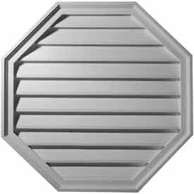 Ekena Octagon Gable Vent Louver GVOC18X18D, 18"W x 18"H x 2-1/8"D Chair Rail Molding, Corner Moulding, Wood Corbels, Panel Moulding, Gable Vents, Roofing Materials, White Ceiling, Ceiling Medallions, Wood Products