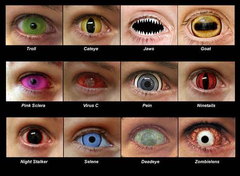 you could see their eyes but sometimes the eye lies Goat Contact Lenses, Crazy Eye Contacts, Naruto Contact Lenses, Goat Eyes, Rare Eye Colors, Cool Contacts, Psoas Release, Eye Color Chart, Night Stalker