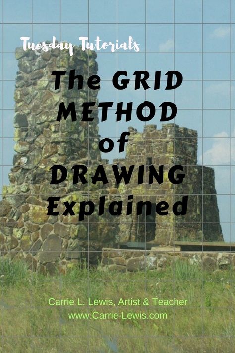 The Grid Method of Drawing Explained Drawing Tut, Drawing Grid, Beginner Drawing Lessons, Grid Drawing, Drawing Classes, Sketching Tips, Acrylic Tutorials, Pencil Drawing Tutorials, Art Colour