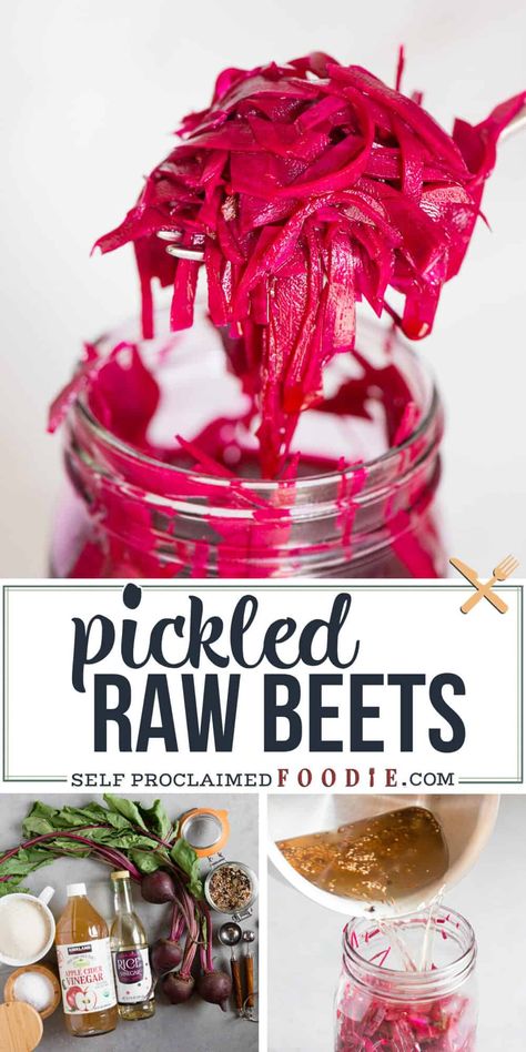 Pickling Beetroot, Delish Vegetables, Beet Pickles, Pickling Veggies, Fermented Beets, Refrigerator Pickled Beets, Quick Pickle Recipe, Healthiest Vegetables, Pickled Beets Recipe