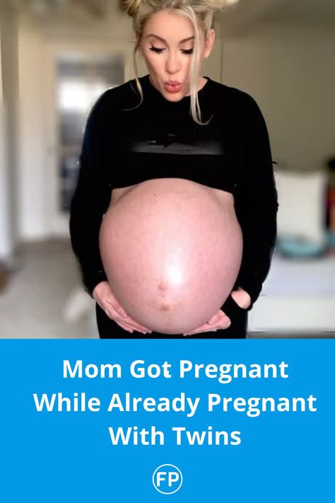 Mom got pregnant while already pregnant with twins. Short And Pregnant, Pregnant Twins Belly, Quintuplets Pregnancy, Pregnant With Twins Belly, 2 Months Pregnant Belly, Pregnant With Triplets Belly, Pregnancy Progress Pictures, Triplet Pregnancy, Pregnant Twins