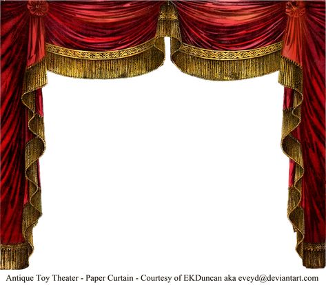 Paper Curtains, Paper Curtain, Paper Theater, Theatre Curtains, Paper Theatre, Stage Curtains, Toy Theatre, Vintage Theatre, Theatre Stage