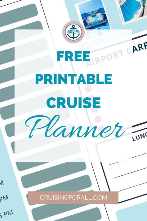 Free Digital and Printable Cruise Planner With Packing And Budgeting Pages - Cruising For All Free Cruise Packing List Printable, Cruise Itinerary Template Free, Printable Cruise Packing List, Cruise Budget Planner, Cruise Planning Printables, Cruise Packing List For Family, Free Cruise Planner Printables, Disney Cruise Planner Free Printable, Cruise Printables Free