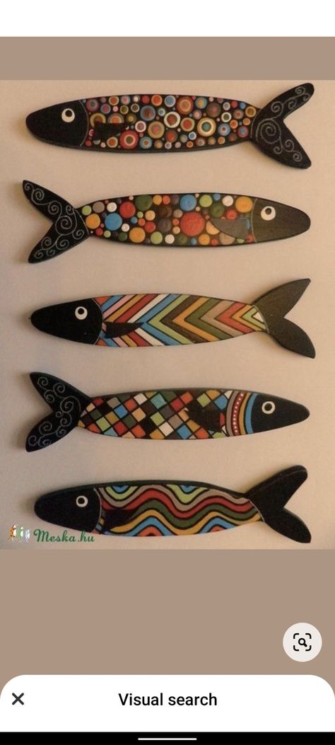 Ice Cream Creative, Clay Fish, Driftwood Art Diy, Fish Artwork, Fabric Fish, Toys For Babies, Pottery Houses, Creative Toys, Fish Crafts