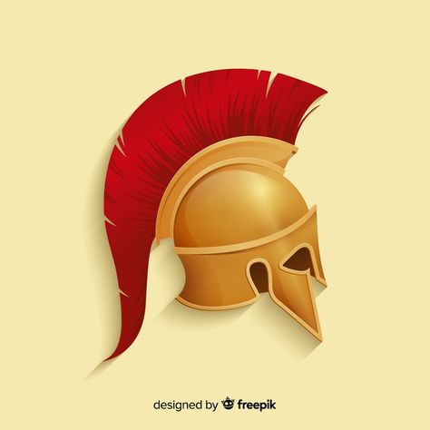 Casco de guerrero espartano Vector libre | Free Vector #Freepik #freevector #shield Warrior Spartan, Spartan Logo, Warrior Logo, Knight Logo, Warrior Helmet, Spartan Helmet, Spartan Warrior, Shield Logo, Viking Warrior