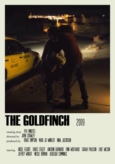 The Goldfinch Poster, Goldfinch Poster, Golden Finch, Ashleigh Cummings, Manhwa Korean, The Goldfinch, Indie Decor, Minimalistic Poster, Jeffrey Wright