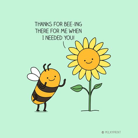 Bee A Friend Goodbye Cards, Bee Puns, Bee Quotes, Happy Quotes Positive, Expressing Love, Friend Crafts, Pun Card, Inspiring Words, Supportive Friends