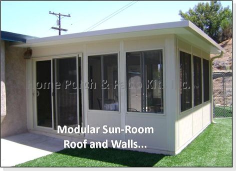 Modular Sunrooms | Four Season DIY Sunroom Kits | Insulated Deck & Patio Sun Rooms USA Diy Sunroom Addition, Aluminum Sunroom, Diy Sunroom, Four Seasons Room Addition, Deck Stains, Screened Room, Decks Ideas, Sunroom Kits, Four Season Sunroom