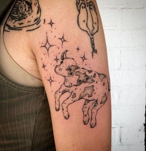 Two Headed Animals Tattoos, Calf With Two Heads Tattoo, 2 Headed Cow Tattoo, Double Headed Animal Tattoo, Baby Calf Tattoo, Two Headed Calf Tattoo Design, Cow Calf Tattoo, Double Headed Cow Tattoo, Double Headed Calf Tattoo