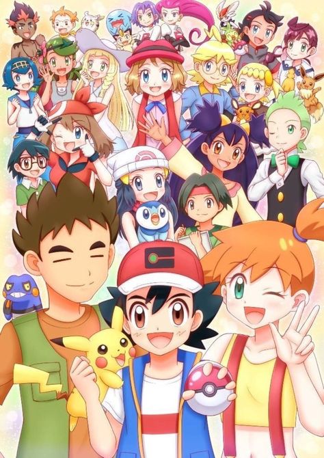 Pokemon Ash And Misty, Pokémon Heroes, 151 Pokemon, Pokemon Mewtwo, Pokemon Adventures Manga, Pokemon Ash And Serena, Cool Pokemon Wallpapers, Cute Pokemon Pictures, Nintendo Pokemon