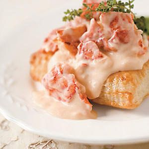 Lobster Newburg- Venus de Milo/ Swansea, Ma  #foodies Seafood Newburg, Lobster Newburg, Lobster Recipes, Crab Recipes, Seafood Dinner, Fish Dishes, Seafood Dishes, Fish Recipes, Seafood Recipes