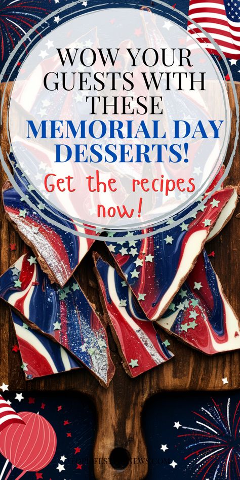 Keep it cool & refreshing this Memorial Day with fruity desserts! Try watermelon fruit skewers, yogurt parfaits, and frozen pops for a light and healthy treat. Perfect for summer celebrations and patriotic parties! Summer Picnic Recipes, Patriotic Party Decorations, Blue Treats, Red White And Blue Desserts, Memorial Day Desserts, Frozen Pops, Summer Picnic Food, Layered Jello, Berry Shortcake