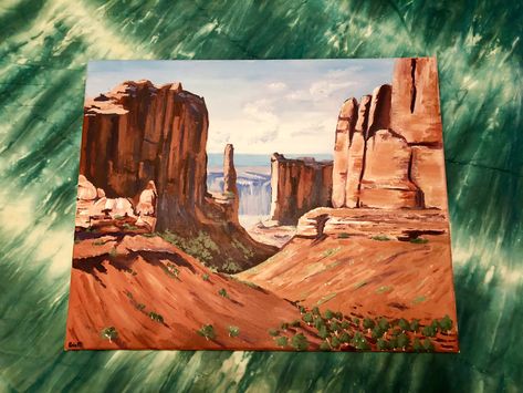 Grand Canyon Painting, Grand Canyon Art, Canyon Painting, Textured Paint, Dream Painting, Texture Paint, Nature Art Painting, Gouache Painting, Sedona