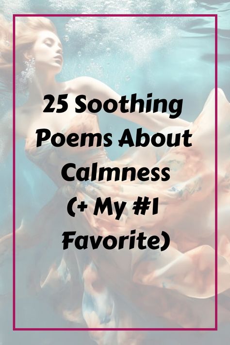 Here are my favorite poems about calmness. From short poems about calmness to calm poems about life. Find the best poems about calmness in one place here! Calm Poems, Poems About Spring, Best Short Poems, Favorite Poems, Poems About Life, Best Poems, Short Poems, Poetry Collection, Loving Someone