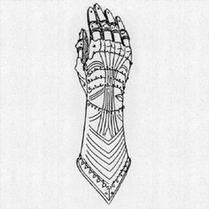 Gauntlet Pattern, Gauntlet Armor, Armor Hand, Leather Gauntlet, Medieval Tattoo, How To Make Leather, Armor Tattoo, Buddha Tattoos, Sharpie Tattoos