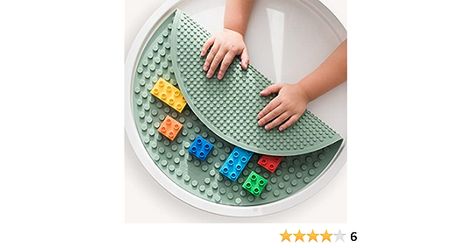 Amazon.com: Inspire My Play - Silicone Building Blocks Baseplate - Compatible with All Major Building Block Brands - Double Sided for Large Building Blocks - Perfect Accessory for Sensory PlayTray - Green : Baby Mama Gif, Toddler Sensory Bins, Large Building, Kids Sensory, Baby Gym, Green Baby, Construction Toys, Sensory Bins, Learning Games