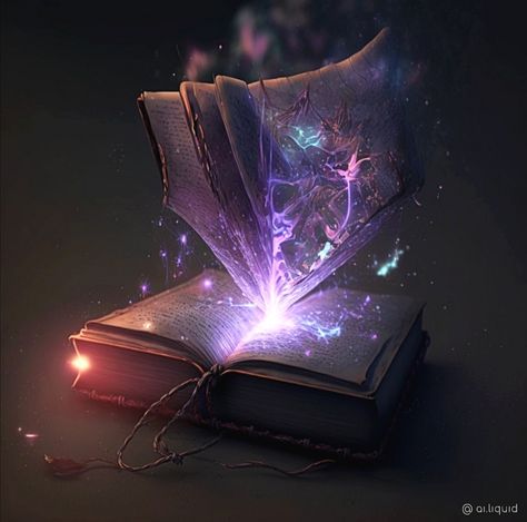 #ai-art #Fantasy #book Fantasy Book Art, Spiritual Drawings, Magic Academy, Witch Things, Dnd Inspiration, Enchanted Book, Dnd Items, Guitar Making, Magic Gift