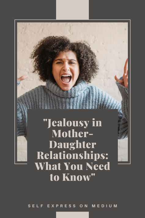 When it comes to mother-daughter relationships, jealousy is often an underlying emotion. daughters may be jealous of their mother’s attention to their father or siblings, while mothers may be jealous of their daughter’s youth and beauty. Jealousy can be a normal and healthy emotion, but it can also become toxic if left unchecked. Jealous Mother, Signs Of Jealousy, Dealing With Jealousy, Mother Daughter Relationships, Feeling Jealous, Difficult Conversations, Supportive Friends, First Daughter, Coping Mechanisms