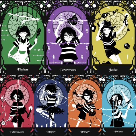 Eight human souls Seven Souls Undertale, Undertale Six Souls, Undertale Seven Souls, 7 Souls Undertale, Undertale 7 Souls, Undertale Souls Fanart, Undertale Soul Chart, Undertale Soul Traits, 7 Human Souls