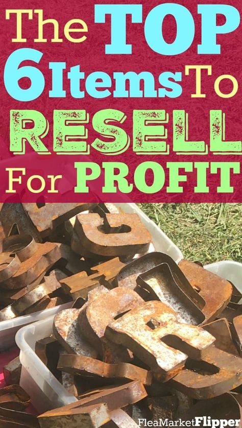 The Top 6 Items To Resell For A Profit. #fleamarketflipper #reseller #flipper #thrift #sidehustle #makemoney #ebay Reselling Business, Thrift Store Shopping, Flea Market Flip, Money Savings, Thrift Store Crafts, Side Money, Flea Market Finds, Thrift Store Finds, Savings Challenge