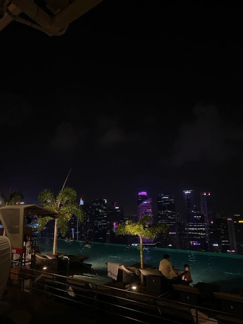 Marina bay sands singapore aesthetic mbs nightluxe luxury hotel Singapore Aesthetic, Marina Bay Sands Singapore, Sands Singapore, Vision Board Photos, Night City, City View, Marina Bay, Marina Bay Sands, Luxury Hotel