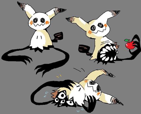 Mimikyu Art, Giratina Pokemon, Pokemon Design, Body Horror, Pokemon Halloween, Pokemon Fusion Art, Ghost Pokemon, Pokemon Wallpaper, Cute Pokemon Pictures