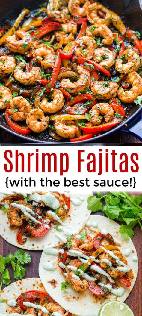 Fajitas Shrimp, Shrimp Fajitas Recipe, Shrimp Fajita Recipe, Baked Shrimp Recipes, Fajita Marinade, Fajitas Recipe, Shrimp Fajitas, Juicy Shrimp, Shrimp Recipes Healthy