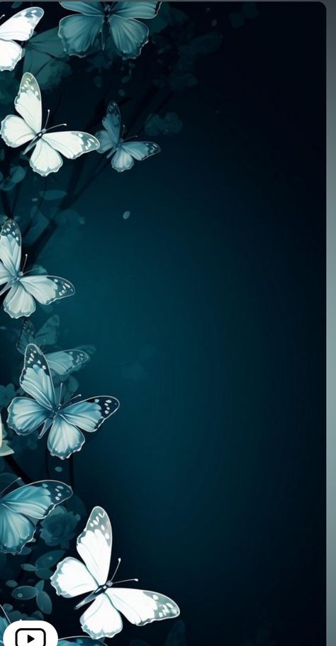 Wallpaper Niche, Teal Phone Wallpaper, Butterfly Backgrounds, Butterfly Wallpapers, Phone Background Wallpaper, Beautiful Wallpapers For Iphone, Butterfly Background, Beautiful Butterflies Art, Bling Wallpaper