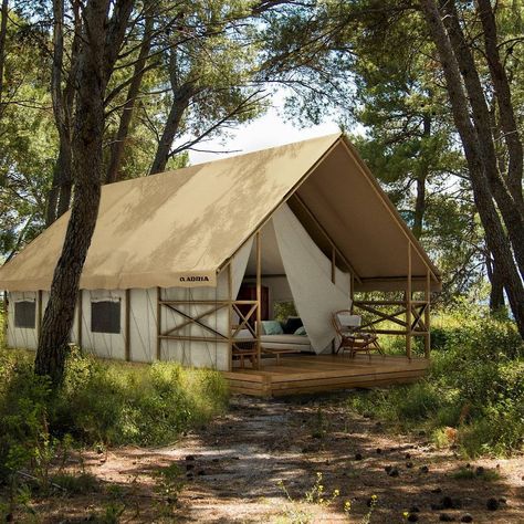 Amazing Tents, Safari Glamping, Glam Camping, Glamping Ideas, Glamping Tents, Glamping Tent, Wall Tent, Large Tent, Go Glamping