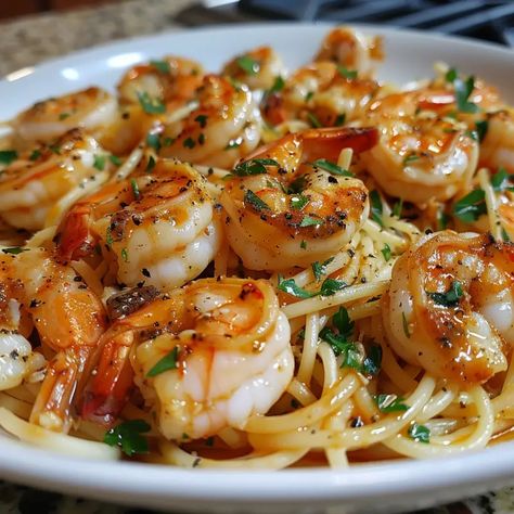 Cajun Shrimp Scampi: A Bold and Flavorful Delight - Good For Recipes Crispy Shrimp Pasta, Spicy Shrimp Scampi Pasta, Shrimp And Sausage Scampi, Easy Spicy Shrimp Recipes, Creole Shrimp Pasta, Shrimp Scampi Aesthetic, Spicy Cajun Shrimp Pasta, Spicy Garlic Shrimp Pasta, Recipes With Shrimp And Pasta