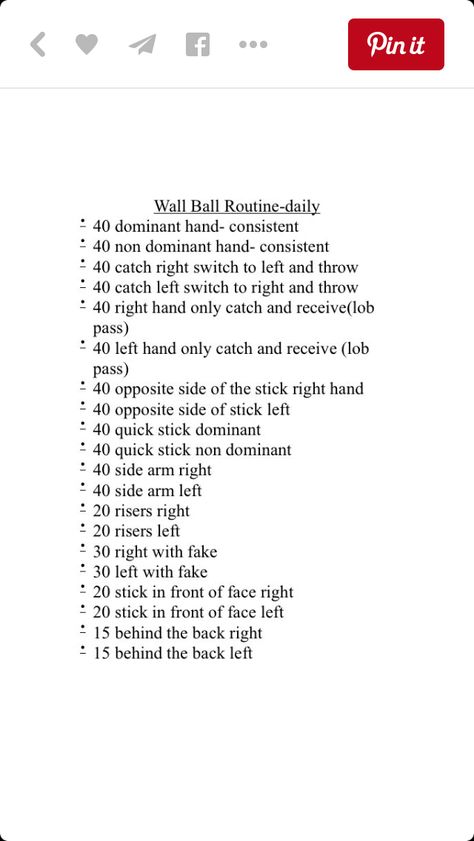 Wall Ball Routine Lacrosse, Lax Drills, Lacrosse Tips, Lacrosse Drills, Kids Lacrosse, Lacrosse Workouts, Lacrosse Practice, College Lacrosse, Lacrosse Goals