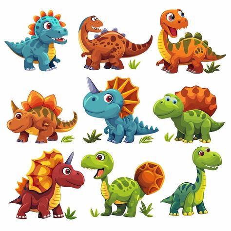 Dinosaur Images Free Printable, Painted Picnic Tables, Dinosaur Art Projects, Dinosaurs Clipart, Dino Print, Dinosaur Images, Felt Finger Puppets, Baby Goods, Dinosaur Pictures