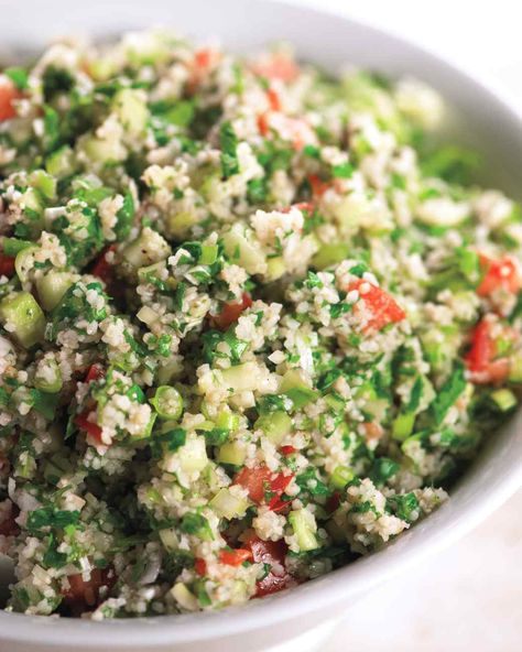 Tabbouleh | Martha Stewart Martha Stewart Cooking School, Asian Quinoa Salad, Tabbouleh Recipe, Bulgur Salad, Pbs Food, Tabbouleh Salad, Martha Stewart Recipes, Quinoa Salad Recipes, Clean Food Crush