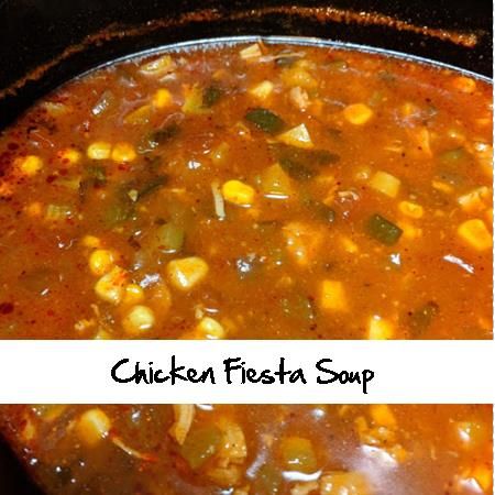 Chicken Fiesta Soup – I will make crafts and cook better Chicken Fiesta Soup, Fiesta Chicken Soup, Fiesta Soup, Chicken Fiesta, Fiesta Chicken, Stewed Tomatoes, Yellow Squash, Boneless Skinless Chicken, My Food