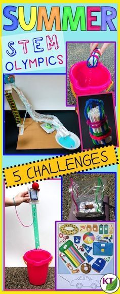 BLOG POST: Teachers, does the end of the year find you struggling to provide meaningful, enjoyable lessons? Never fear, Summer STEM Challenge Olympics are here! (grades 2 - 8) Stem Camp, Summer Stem, Steam Challenges, Steam Ideas, Olympic Theme, Stem Elementary, Science Camp, Classroom Idea, Stem Lesson