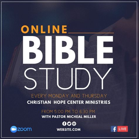 440+ zoom bible study Customizable Design Templates | PosterMyWall Bible Study Poster, Bible Study Flyer Design, Digital Bible Study Template, Worship Service Flyer Design, Worship With Us Flyer Design, Invert Colors, Online Bible Study, Classic Names, Crop Photo