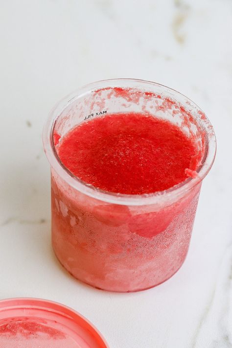 Frozen Margarita Ninja Creami, Ninja Creami Frozen Margarita, Ninja Creami Margarita, Frozen Watermelon Margarita, Frozen Margarita, Creami Recipes, Wine Slushie, Frozen Watermelon, Watermelon Margarita